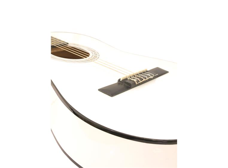 DIMAVERY AC-303 Classic Guitar 3/4, white